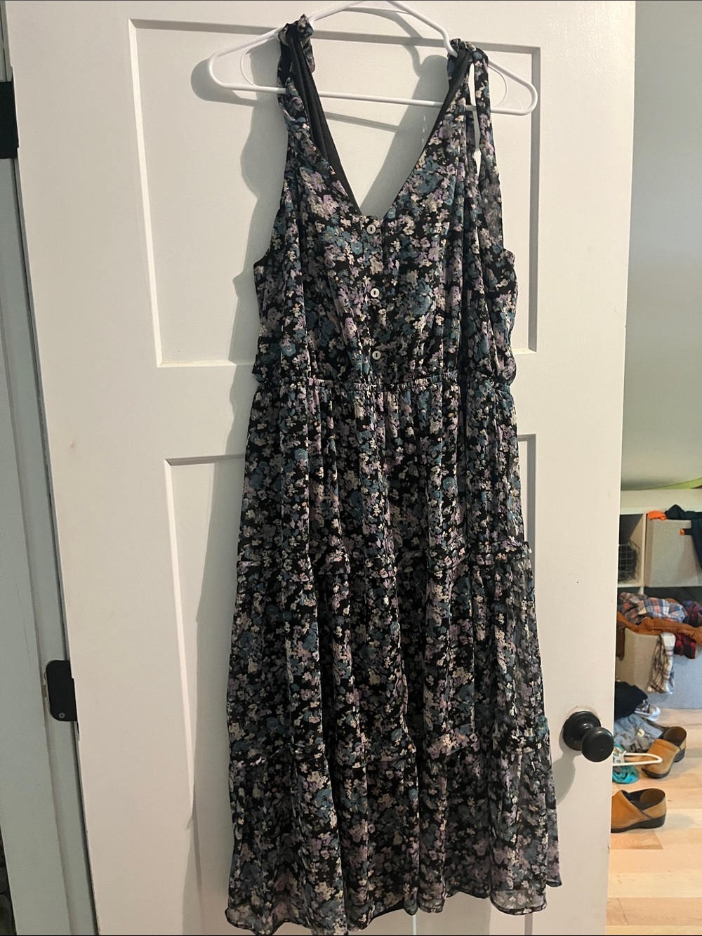 Avalon Black Multi-Color Floral Maxi Dress